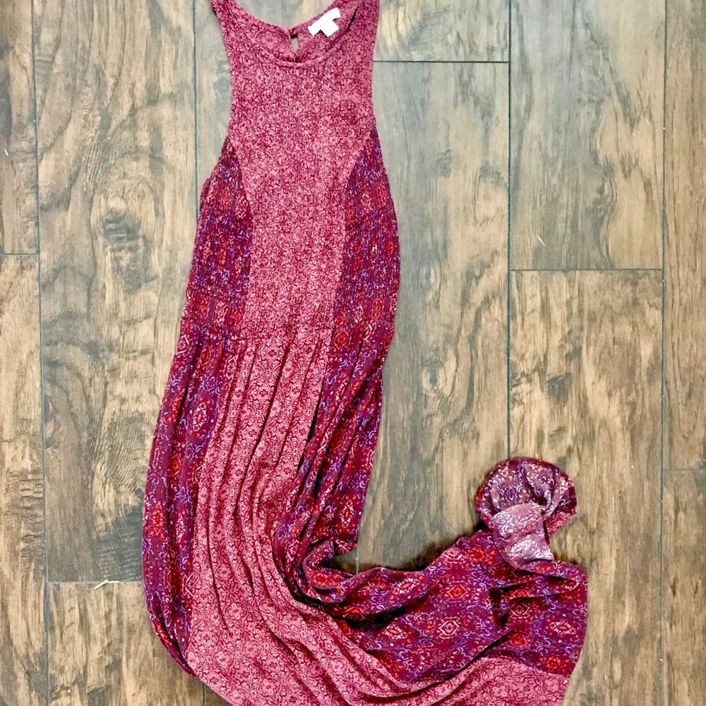 Boho Printed maxi dress
